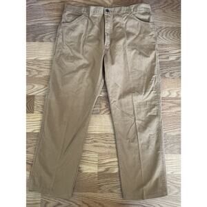 Dickies Carpenter Pants Mens 40x32 Brown Duck Canvas Work 100% Cotton Outdoor